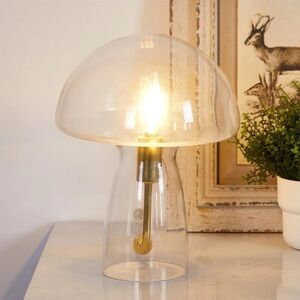 New Urban Home Modern Glass Mushroom Lamp